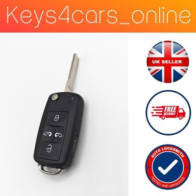 VW SHARAN MULTIVAN CARAVELLE TRANSPORTER REMOTE KEY FOB 434MHZ MQB48 7E0837202BK