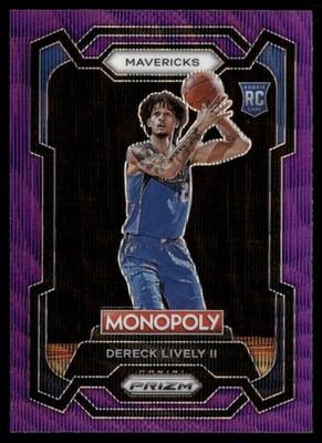 2023-24 Panini Prizm Monopoly #24 Dereck Lively II Purple
