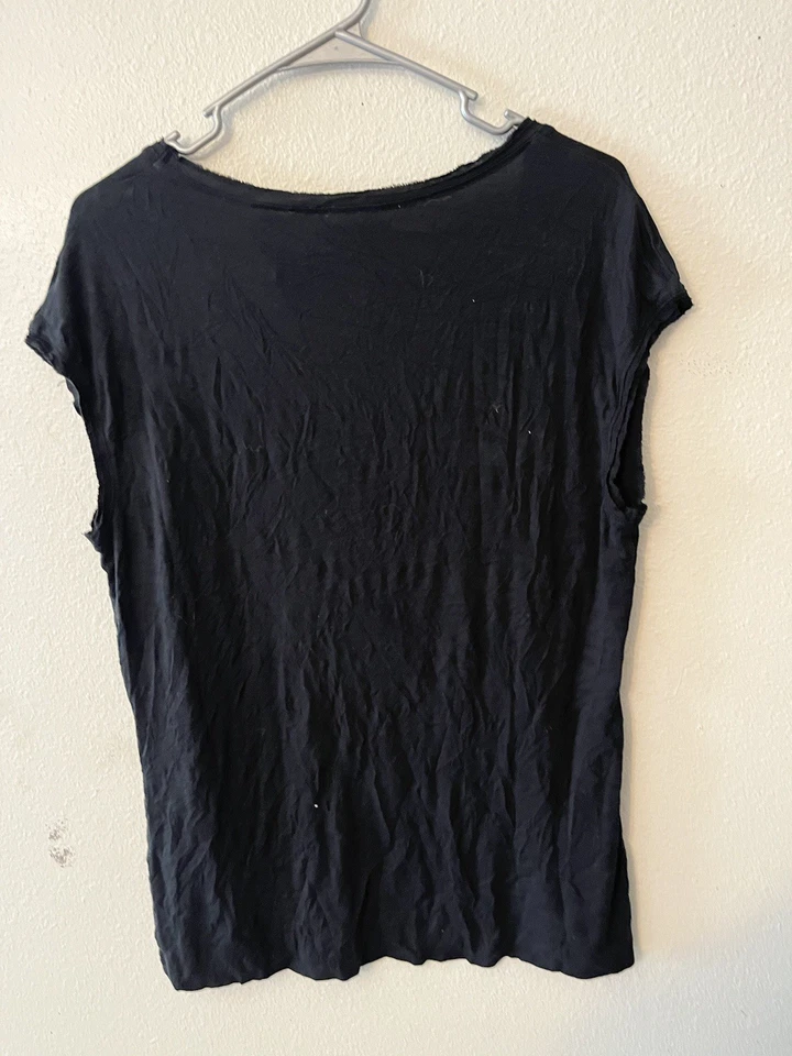 Top de lentejuelas negro sin mangas talla XL de New York & Company Collection para mujer Foto 2 de 4