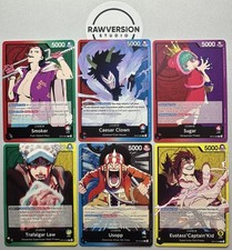 One Piece TCG Cards - All of OP10 Leaders Set - Eng