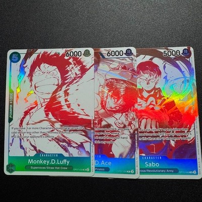 Monkey.D.Luffy - Sabo -Portgas D. Ace 3rd Anniversary Treasure Campaign Pack Set
