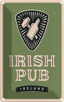 Blechschild 30X20 Cm Ireland Irish Pub Deko Geschenk Metall Schild