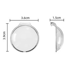 Panoramic Action Camera Lens Protectors Shockproof Dust-Proof for DJI OSMO 360