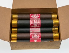 Lot of 6, Bussmann Buss NOS-1 Amp One-Time Fuses 1A 600VAC