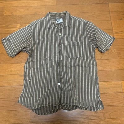 Engineered Garments Seersucker Striped Shirt Casual Men s Clothing Japan