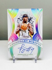 Jermaine O’Neal /25 Auto 2024-25 Panini Flawless Legendary Scripts #LSC-JON