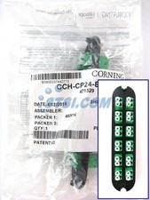 Corning CCH-CP24-B3 Panel, 12 LC Duplex OS2 SM APC Adapters, 24-Fiber STSI
