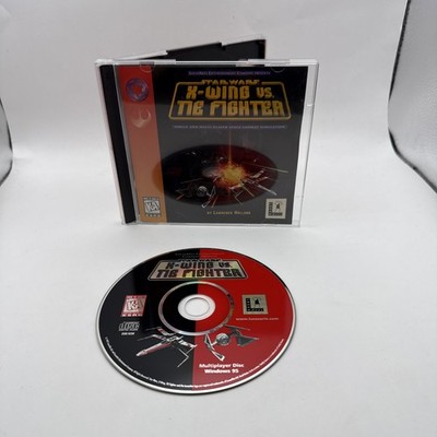 Star Wars X-Wing vs Tie Fighter Windows 95 98 XP PC CD-ROM Lucas Arts 
