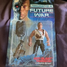 Product Image: Kenner Terminator 2 Future War Hot-Blast Terminator Figure w/ Backpack 1992