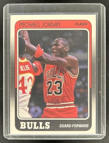 1988-89 Fleer Michael Jordan #17 Bulls