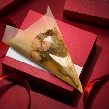 20pcs imballaggio regalo involucri di fiori di cristallo a solidi impermeabili