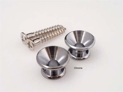 True Custom Shop Chrome '60's Vintage Reissue Strap Button for Fender Strat Tele