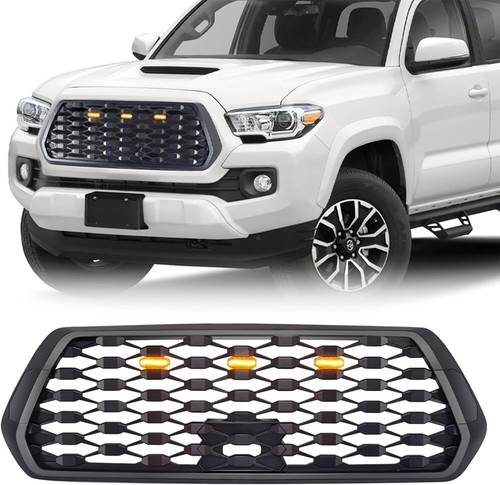 Aazon.co: Fog Light Cover For 2016-2021 Toyota Tacoa Black Front