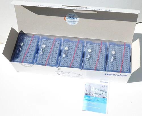 Eppendorf 0.1 – 20 uL TIPS, 40 mm, # 022491512, 960 case,10 trays x 96 tips, NEW