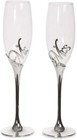 Pavilion Gift Company Glorious Occasions Mr. & Mrs. Wedding Toast Clear 