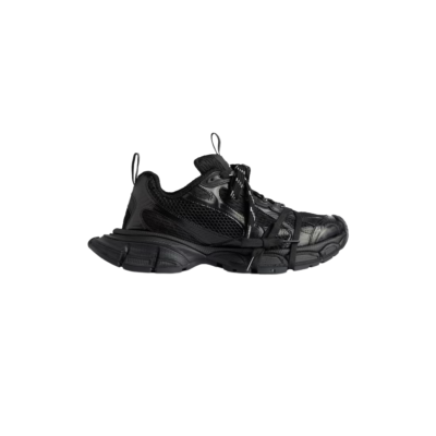 BALENCIAGA 3XL $1190 Men's Black Low Top Sneakers New | eBay