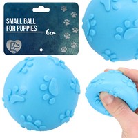 Hundeball Gummiball Welpen Kleine Hunde Kauen Hundespielzeug Quietscher Blau 6Cm