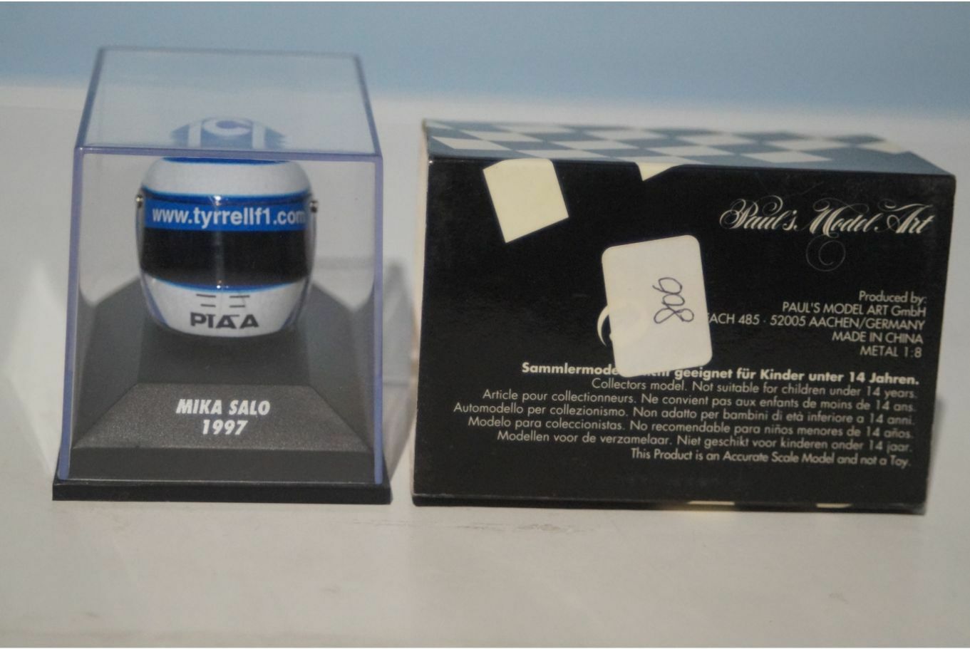 Minichamps Arai Helmet Mika Salo 1997 381 970019  1:8