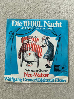 Die 10001. Nacht Je t'aime... moi non plus Wolfgang Gruner Vinyl Schallplatte