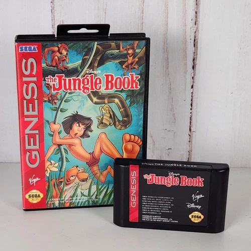 Disney's The Jungle Book (Sega Genesis, 1994) - Nice condition, No Manual