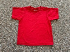 Fruit of the Loom Boys Red T-Shirt Size 2/4