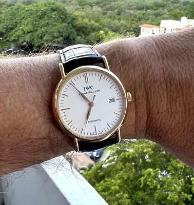 IWC Portofino Yellow 18K Gold Men's Watch