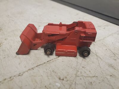 Vintage Matchbox series no. 58 Red Drott Excavator toy with