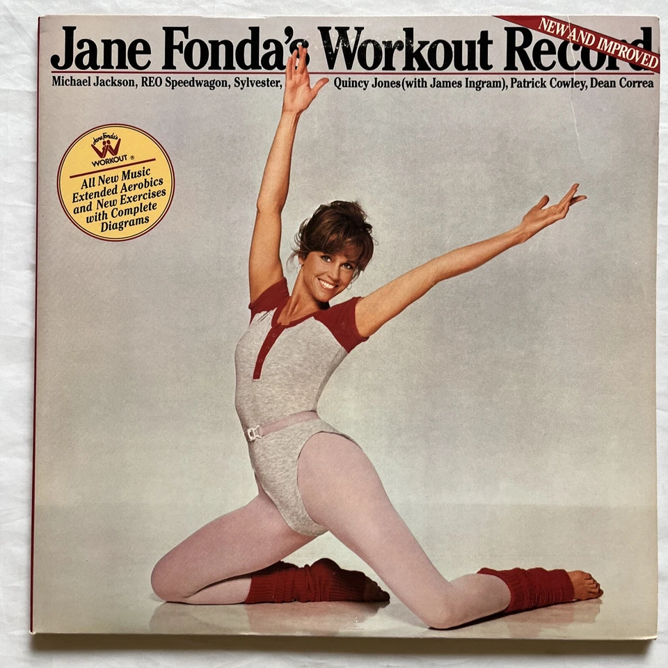 Jane Fonda's Workout Record - Michael Jackson, Sylvester,REO Speedwagon 2xLP - Image 2 of 4