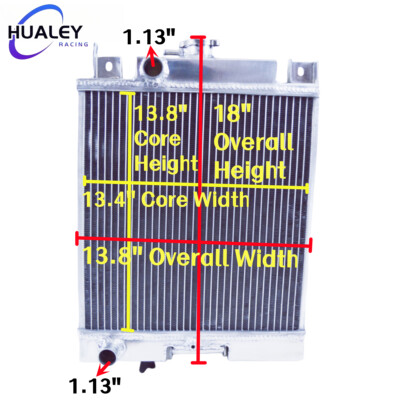 1444 Aluminum Radiator For 1989-1994 1990 91 Suzuki Swift Geo Metro MT 1.3L 1.0L