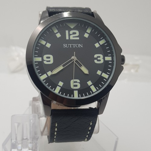 Sutton Quartz Analog Watch Japan Movement Fast Shipping....NEW BATTERY - Picture 2 of 9