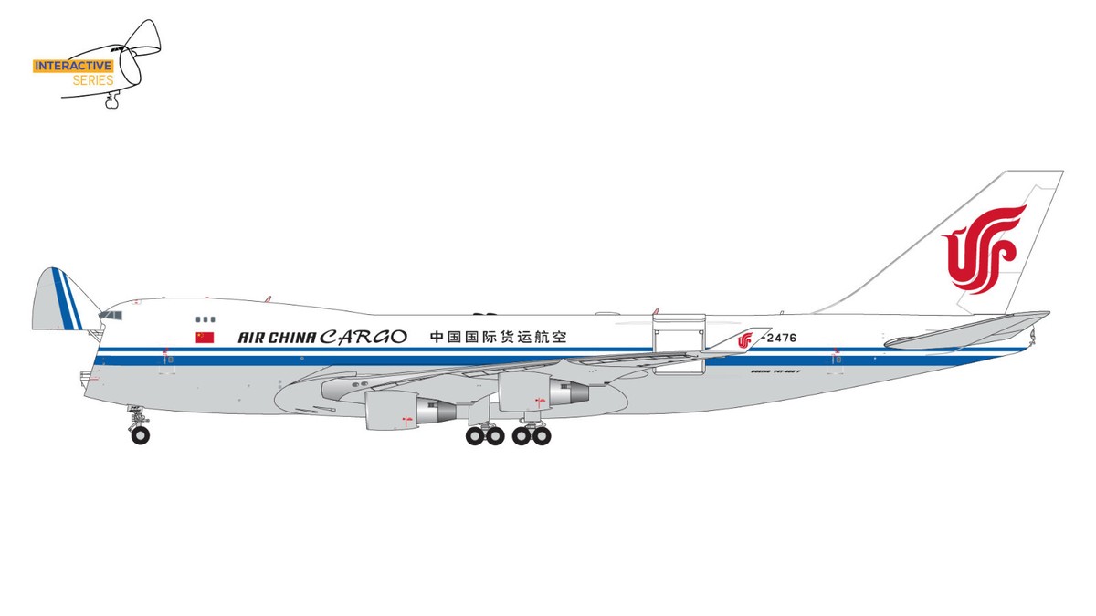 Gemini Jets 1:400 Air China Cargo 747-400F Doors Open/Closed