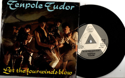Tenpole Tudor:Let the four winds blow/Sea of thunder:UK Stiff:1981:DJ