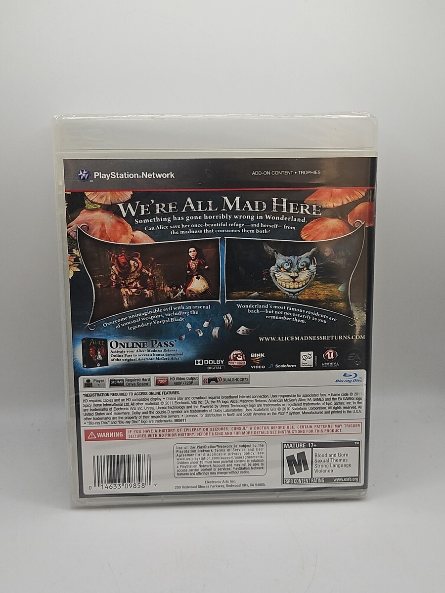 新品 未開封 XBOX 360 アリス マッドネス リターンズ