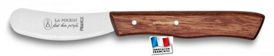 1 couteau à beurre, tartineur manche bois, La Fourmi, FRANCE,couteaux La fourmi