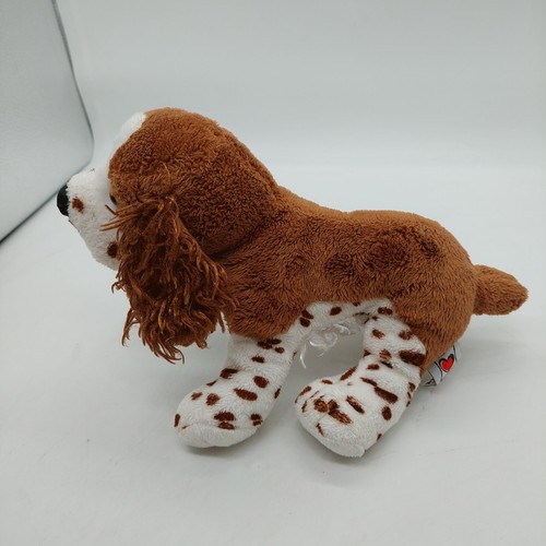 Ganz Webkinz Springer Spaniel cane 9" peluche cucciolo peluche HM170 senza codice - Foto 2 di 9