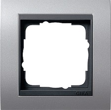 Gira Rahmen Event Farbe Alu mit Zwischenrahmen Anthrazit - zur Auswahl