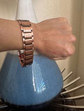 Everest Pure Copper Magnetic Bracelet 4 Elements Men Women Balance Energy Joy RX