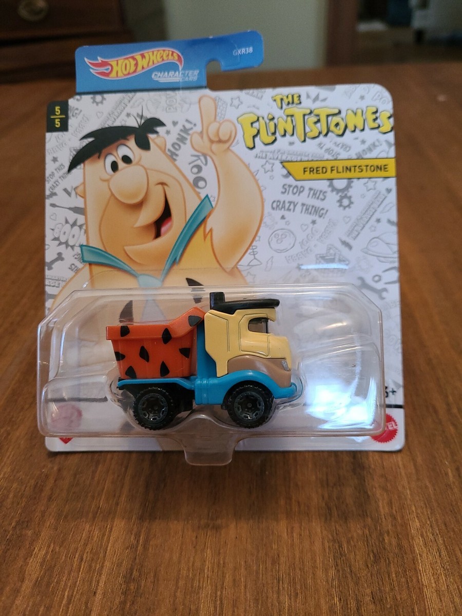Hot Wheels Character Cars - Fred Flintstone (1:64 Scale Die-Cast) - View #10