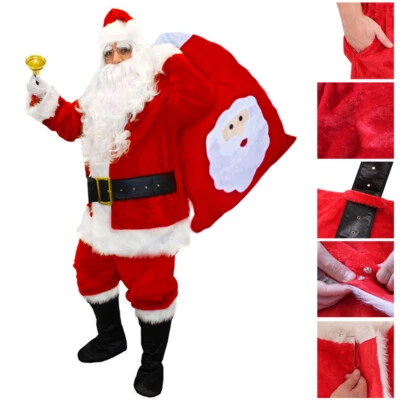 ILOVEFANCYDRESS DISFRAZ DE SANTA CLAUS DE LUJO PROFESIONAL PADRE NAVIDAD ADULTOS NAVIDAD DISFRAZ
