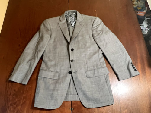 Costume Sur Mesure Sartoria Troilo & Parente – Taille 38S/48C – Gris Fresco été