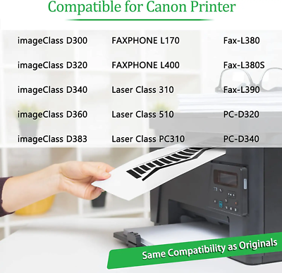 1PK S35 FX8 FX-8 Toner Cartridge Fits For Canon ImageCLASS D383 LaserCLASS 510 E