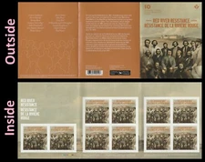 Canada 3204a Red River Resistance P booklet 10 MNH 2019