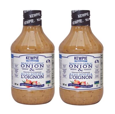 Kewpie Roasted Garlic Onion Dressing & Marinade - Great for Sautés, Marinades, S