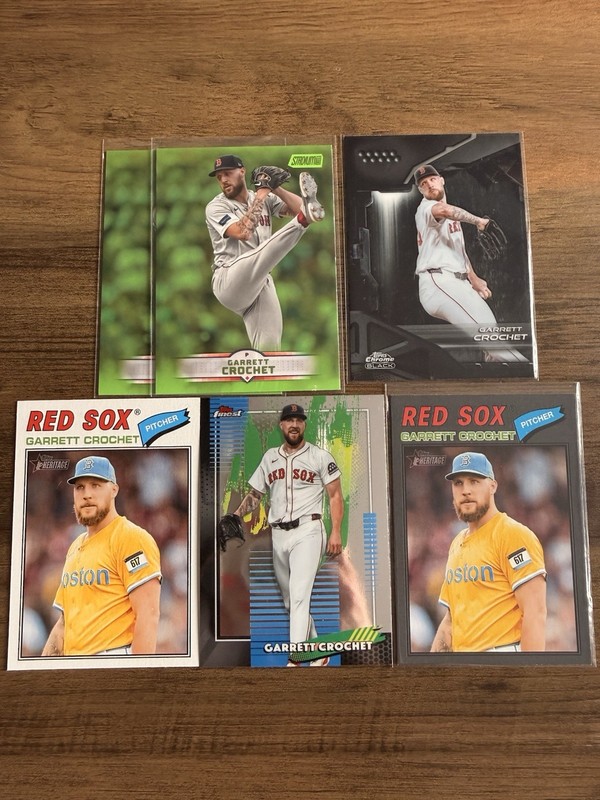 Garrett Crochet 🔥🔥🔥 6 Card Lot