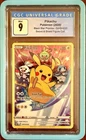 CGC 9 Mint 2020 POKEMON SWSH020  PROMO FIGURE Collection PIKACHU W/ Slab guard