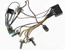 New Pre-wired 3 Band Active or Passive EQ Equalizer Electric Bass Preamp Circuit