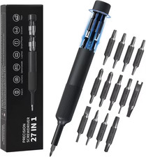 Set Di Cacciaviti Di Precisione 27 in 1 Punte Magnetiche Kit Di Strumenti Di Rip