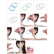 Fashionable Hoop Earring Portable Jewelry Accessory for Everyday Casual Wear