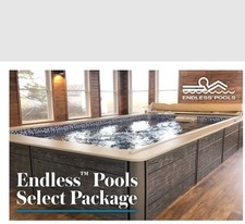 Endless Swim - Pool EP Series Hydrolic Driven Current Pool W/ Exercise bike