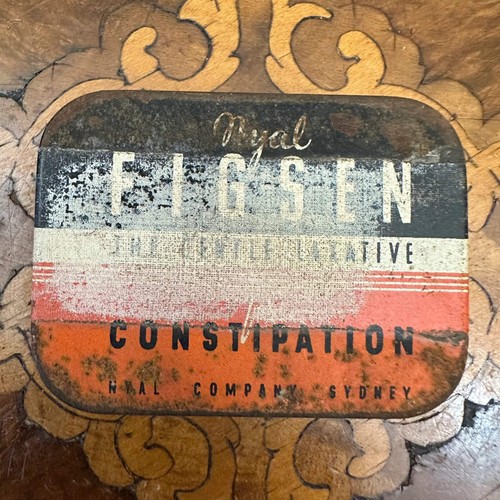 Vintage Nigal Figsen Australian Collectable Advertising Tin